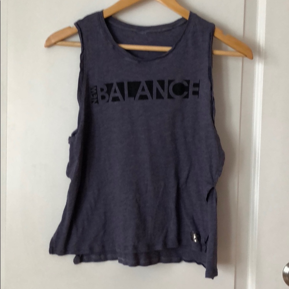 Purple and Black New Balance Tank
